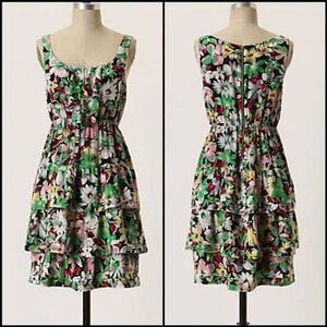 Moulinette Soeurs Akebia' Silk Floral Print Dress